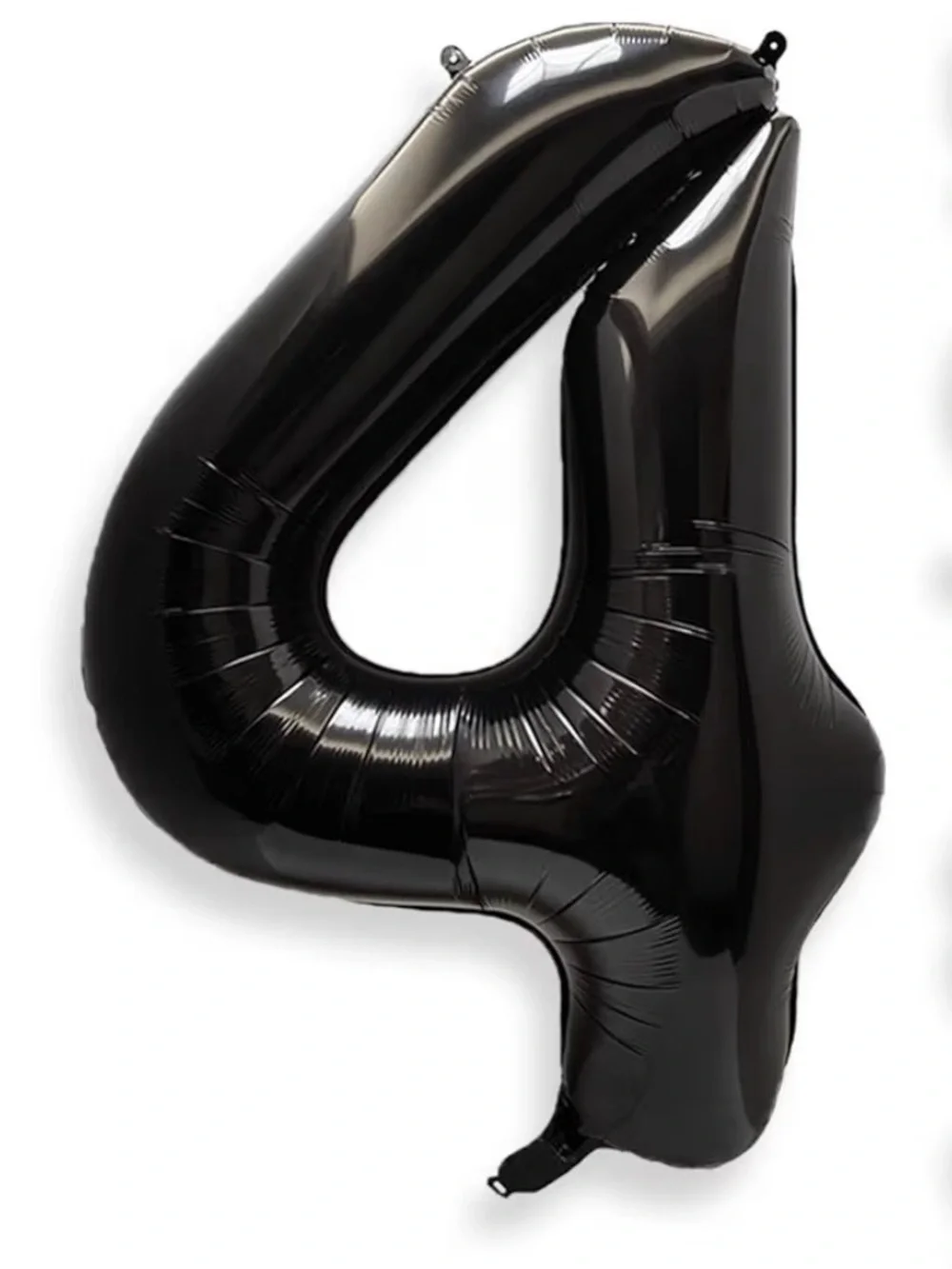 Black Foil Number 4 Balloon (40 Inches)
